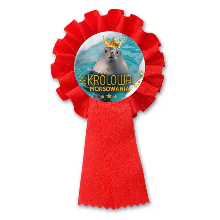 przypinka kotylion Królowa morsowania