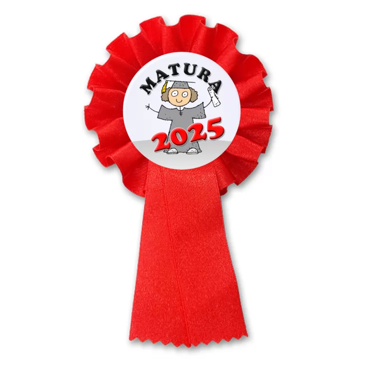 przypinka kotylion Matura dziewczyna w todze