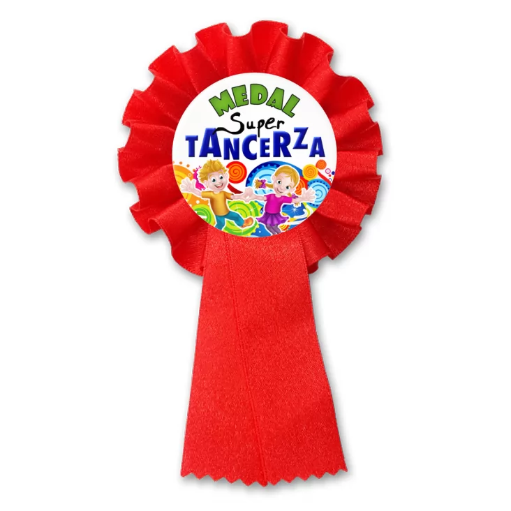 przypinka kotylion Medal Super Tancerza