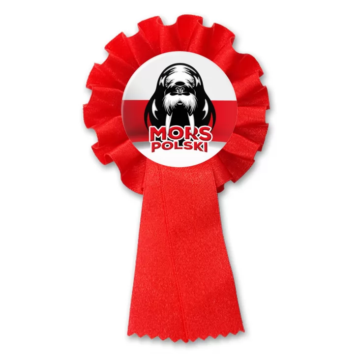 przypinka kotylion Mors polski