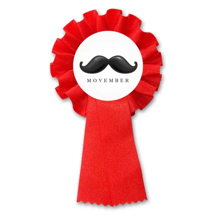 przypinka kotylion Movember