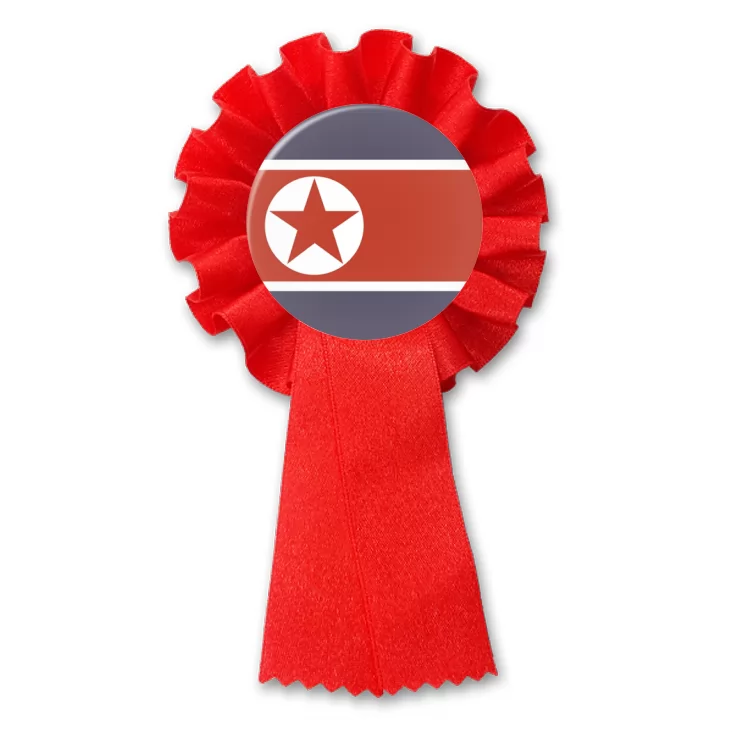 przypinka kotylion nkorea