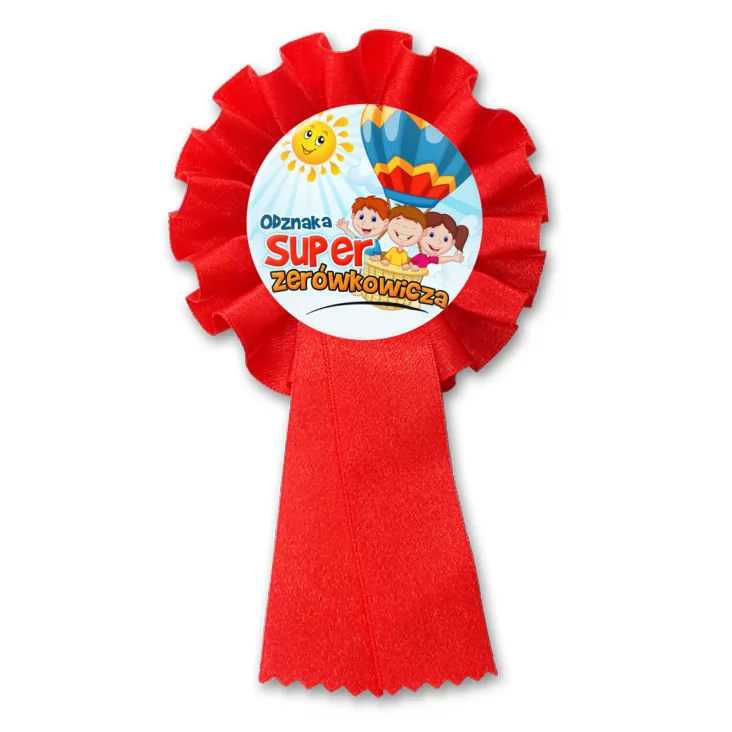 przypinka kotylion Odznaka Super Zerówkowicza