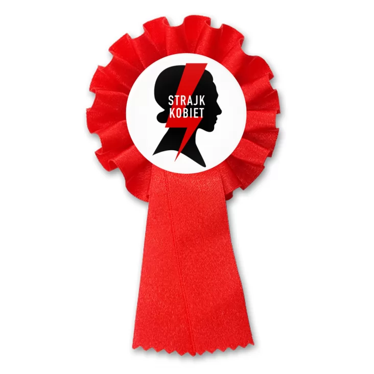 przypinka kotylion Ogólnopolski Strajk Kobiet