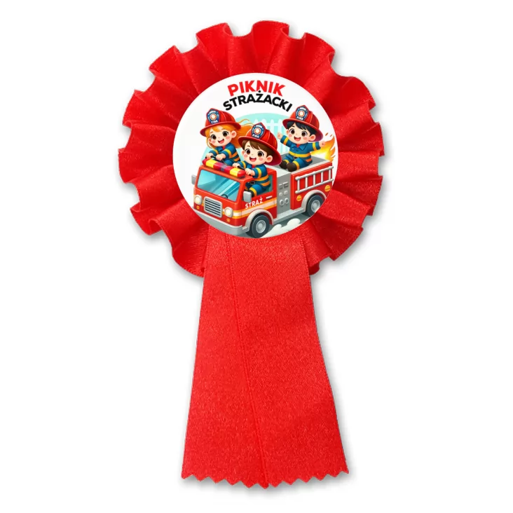 przypinka kotylion Piknik strażacki