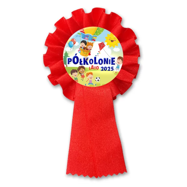przypinka kotylion Półkolonie letnie