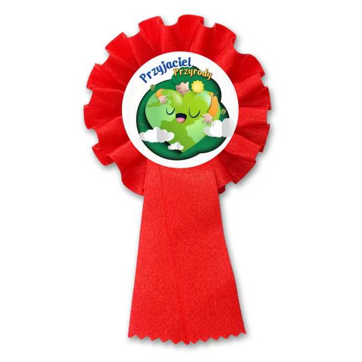 przypinka kotylion Przyjaciel Przyrody Dzień Ziemi