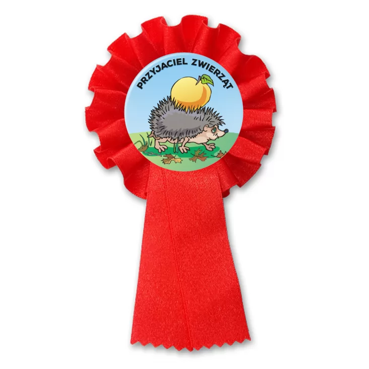 przypinka kotylion Przyjaciel zwierząt