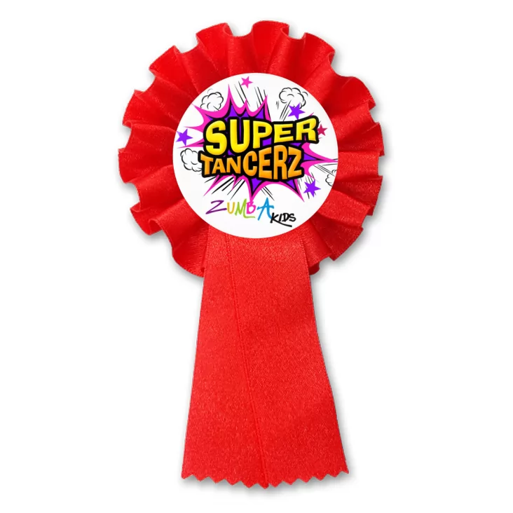 przypinka kotylion Super Tancerz Zumba Kids