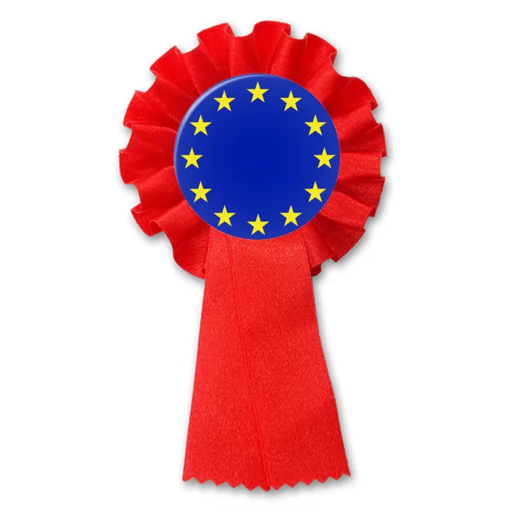 przypinka kotylion Unia Europejska Gwiazdki