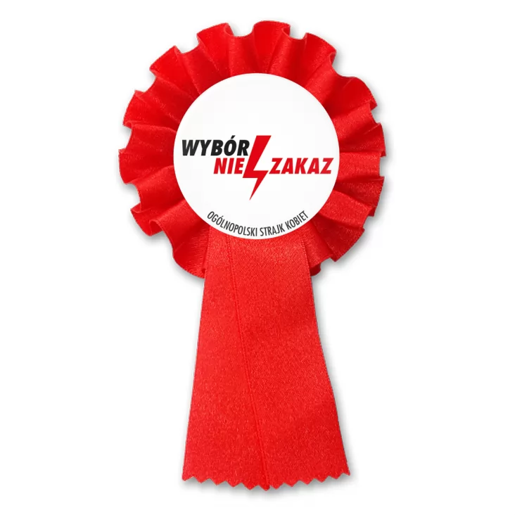 przypinka kotylion Wybór nie zakaz