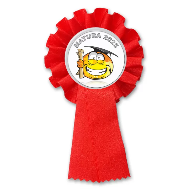 przypinka kotylion Matura bużka w birecie