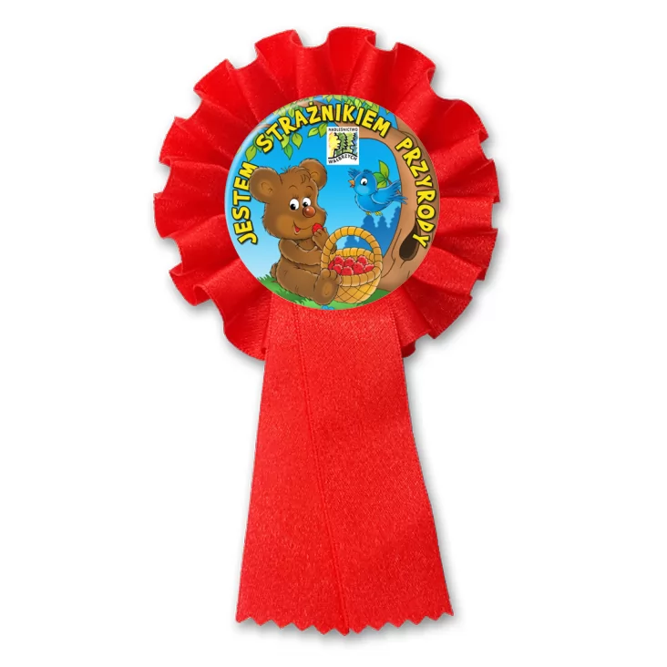przypinka kotylion Jestem Strażnikiem Przyrody