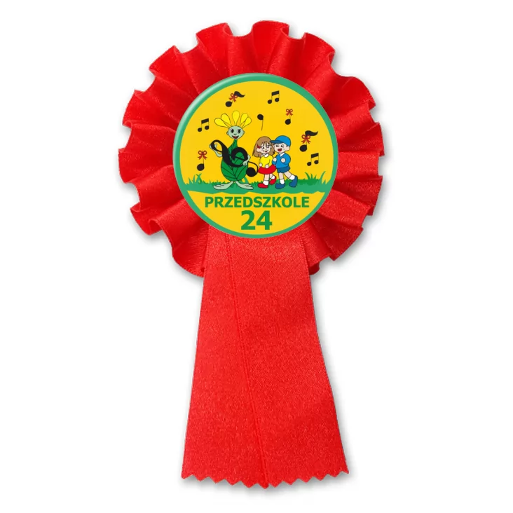 przypinka kotylion Przedszkole nr 24 w Poznaniu
