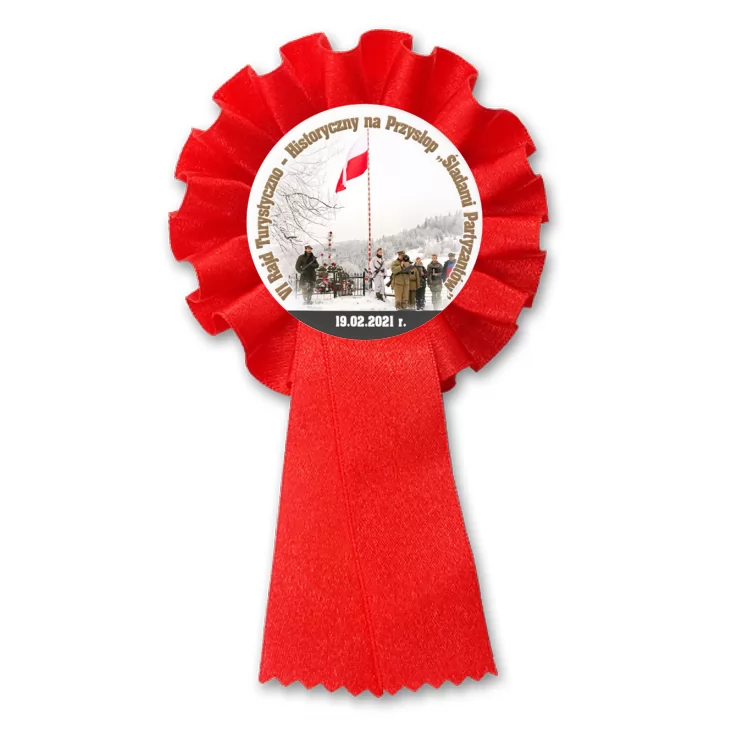 przypinka kotylion VI Rajd Turystyczno – Historyczny na Przysłop