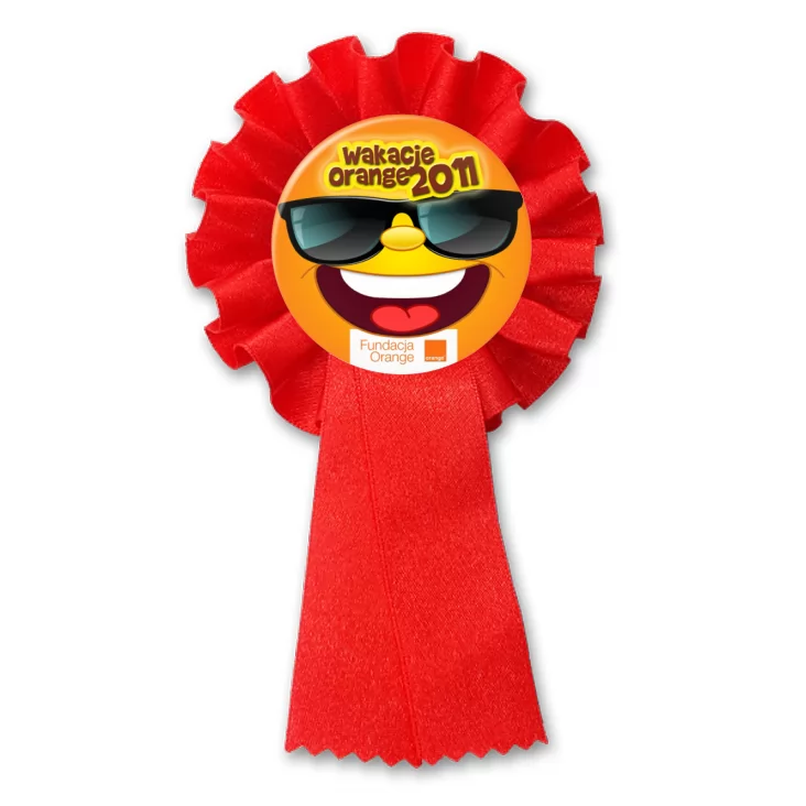 przypinka kotylion Wakacje Orange 2011