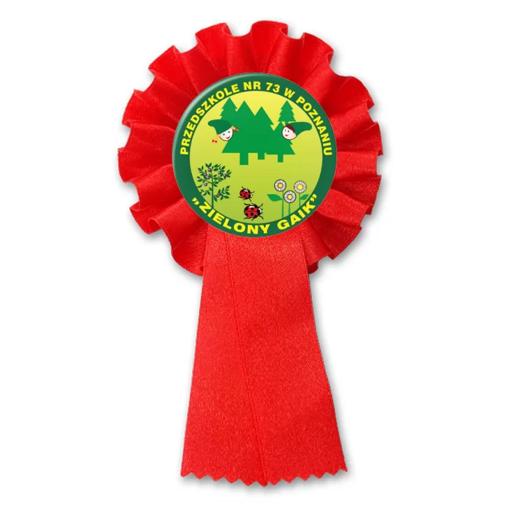przypinka kotylion Przedszkole nr 73 w Poznaniu
