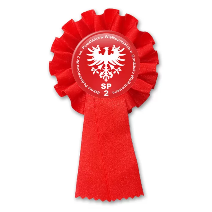 przypinka kotylion SP 2 w Grodzisku Wielkopolskim