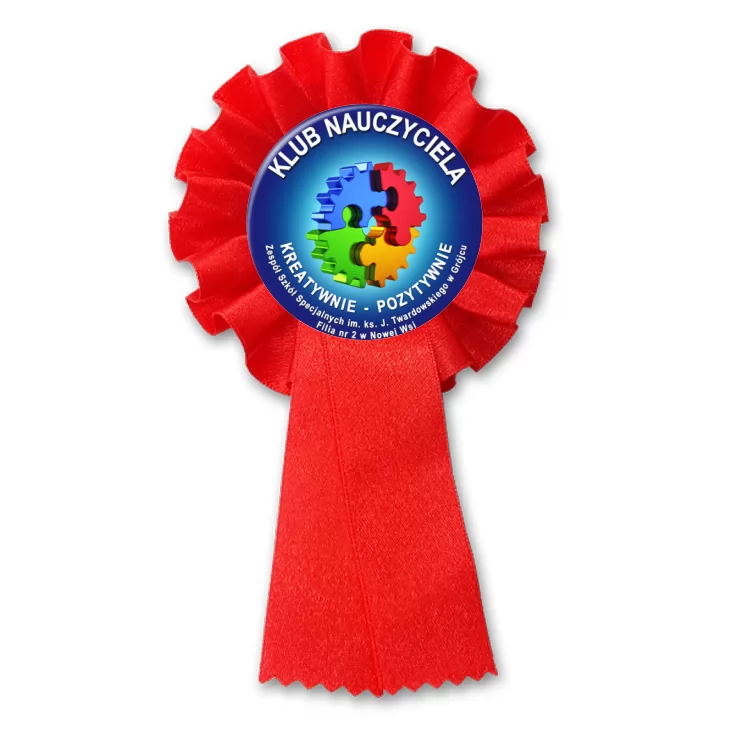 przypinka kotylion Klub Nauczyciela
