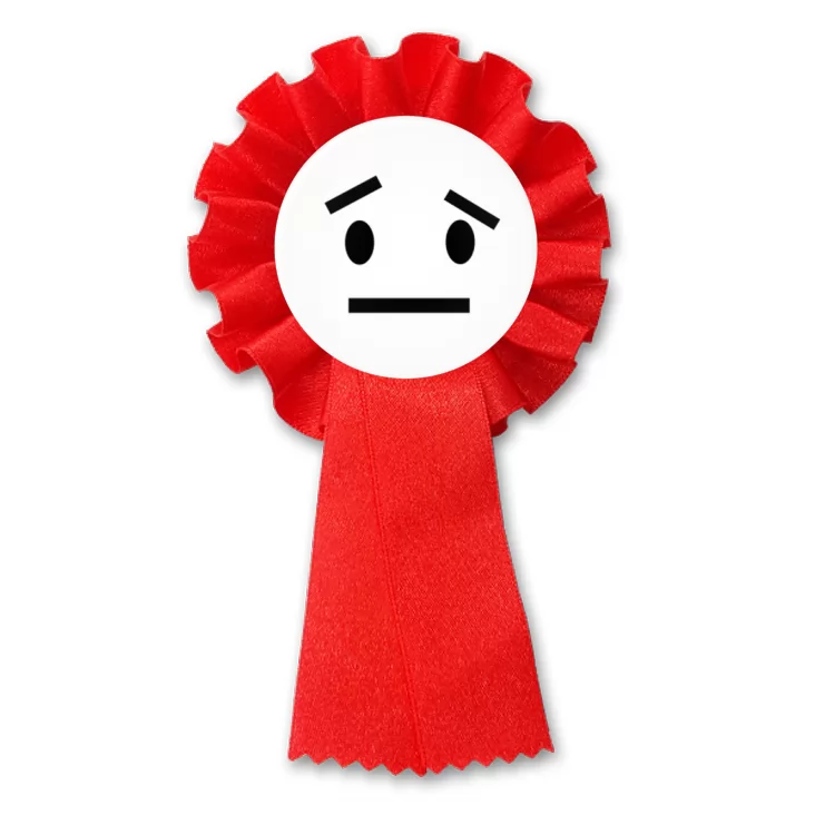 przypinka kotylion Buźka