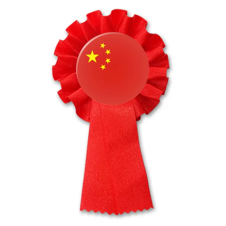 przypinka kotylion Flaga Chiny