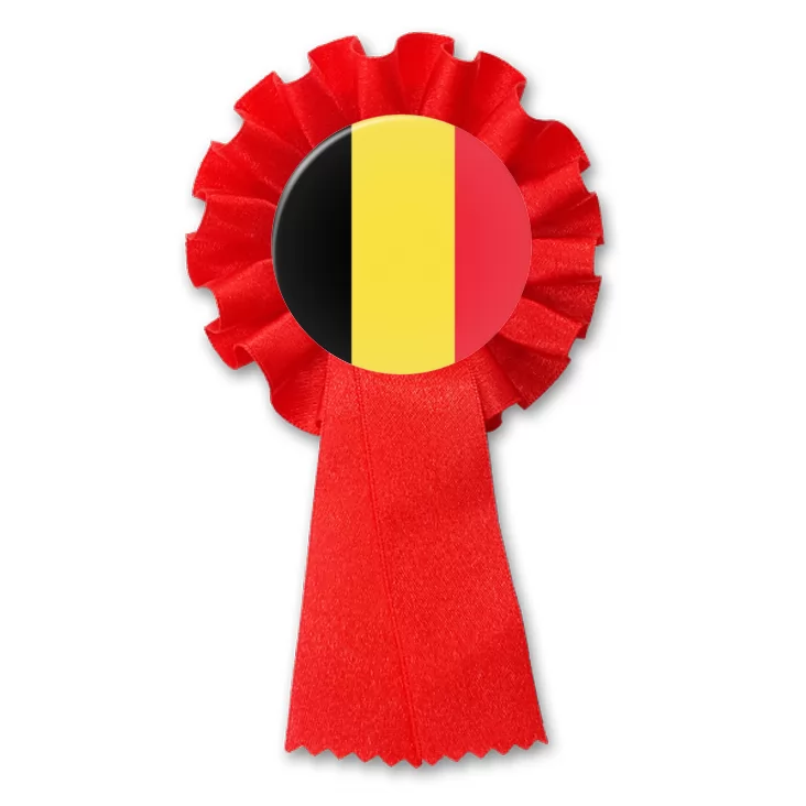 przypinka kotylion Flaga Belgia