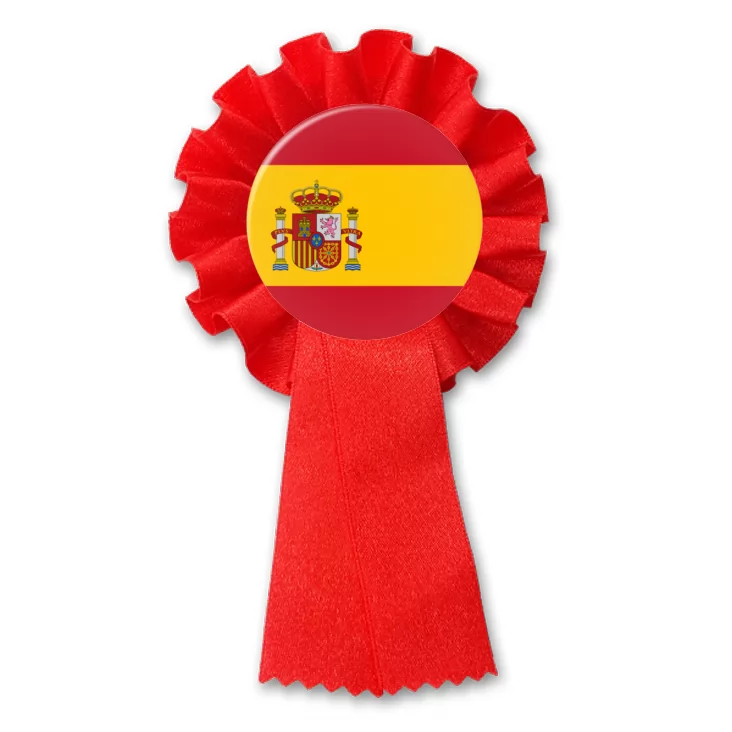przypinka kotylion Flaga Hiszpania