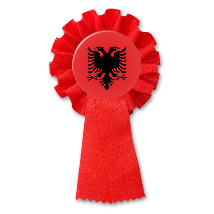 przypinka kotylion Flaga Albania