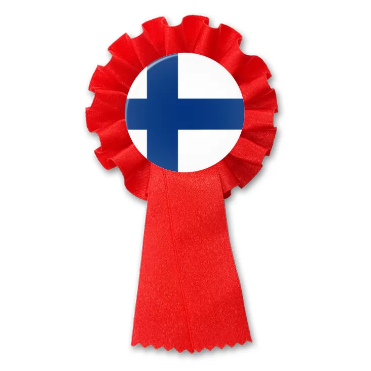 przypinka kotylion Flaga Finlandia