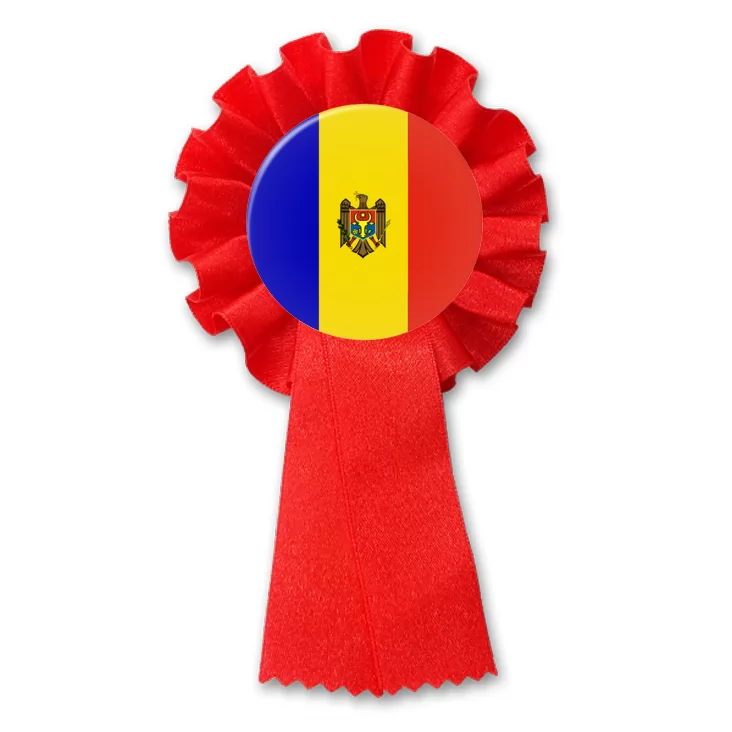 przypinka kotylion Flaga Mołdawia