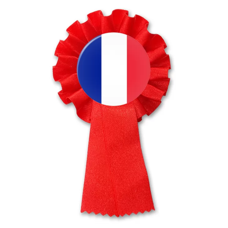 przypinka kotylion Flaga Francja