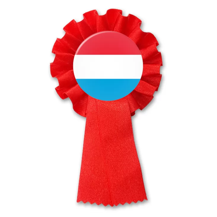przypinka kotylion Flaga Luxemburg