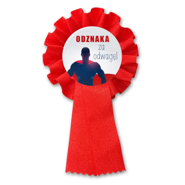 przypinka kotylion Odznaka za odwagę