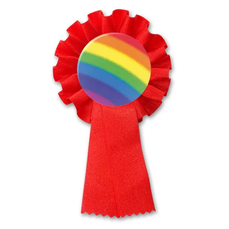 przypinka kotylion LGBT Tęcza