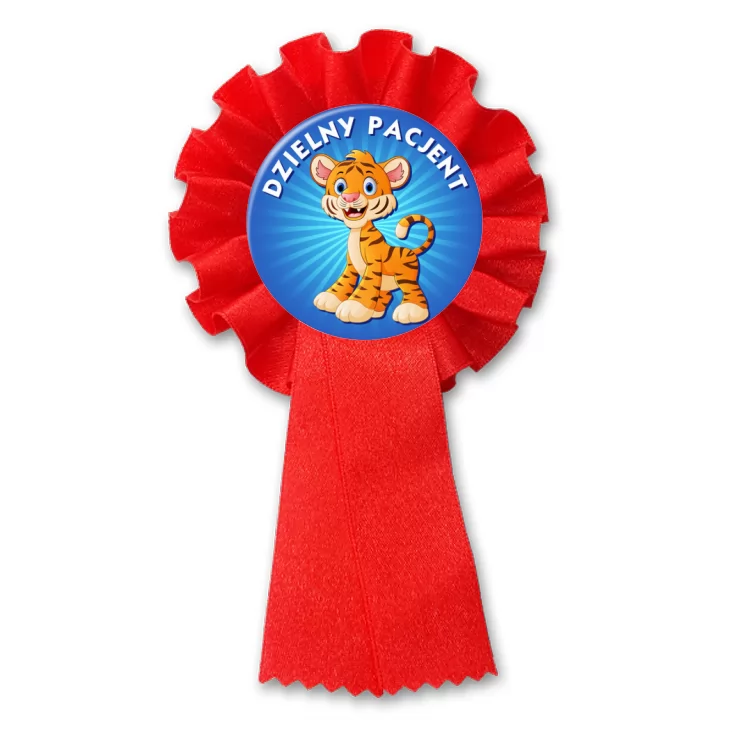 przypinka kotylion Dzielny Pacjent