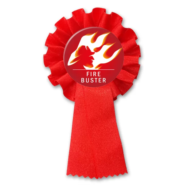 przypinka kotylion Fire buster