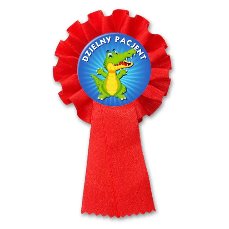 przypinka kotylion Dzielny Pacjent