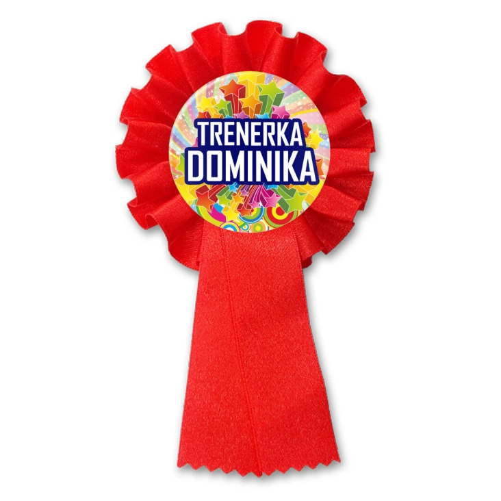 przypinka kotylion Trenerka
