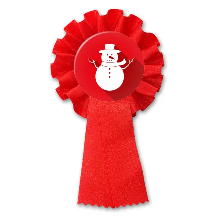 przypinka kotylion Bałwan