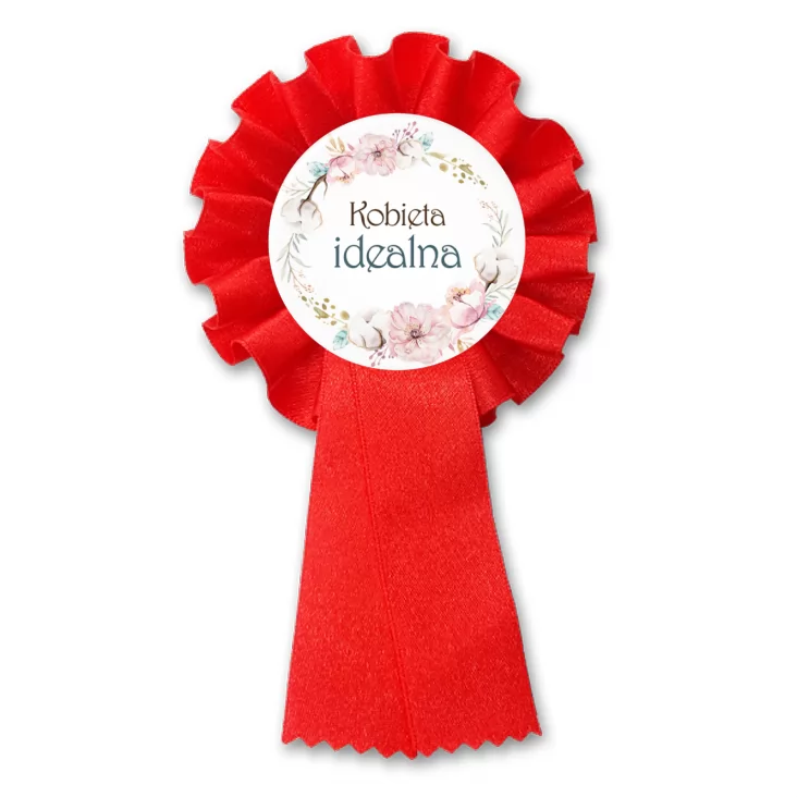 przypinka kotylion Kobieta idealna