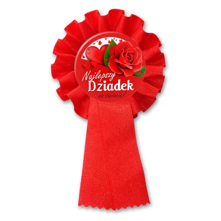 przypinka kotylion Dzień Dziadka - Najlepszy Dziadek