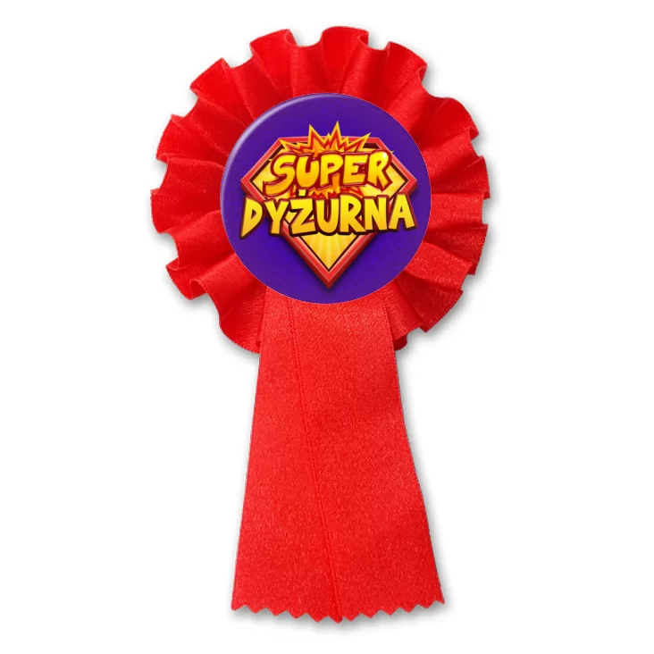 przypinka kotylion Super dyżurna