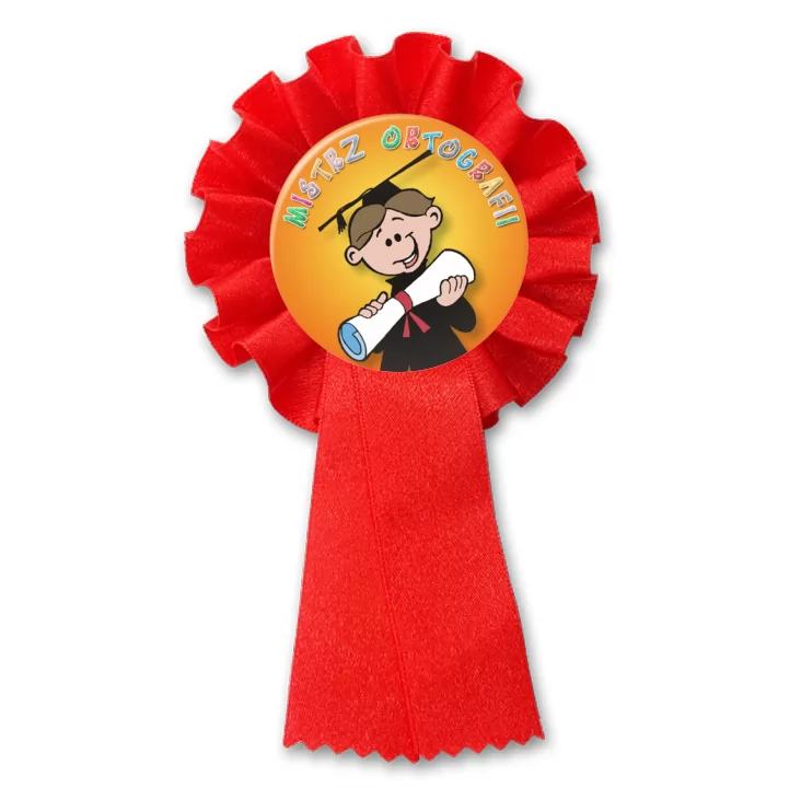 przypinka kotylion Mistrz Ortografii