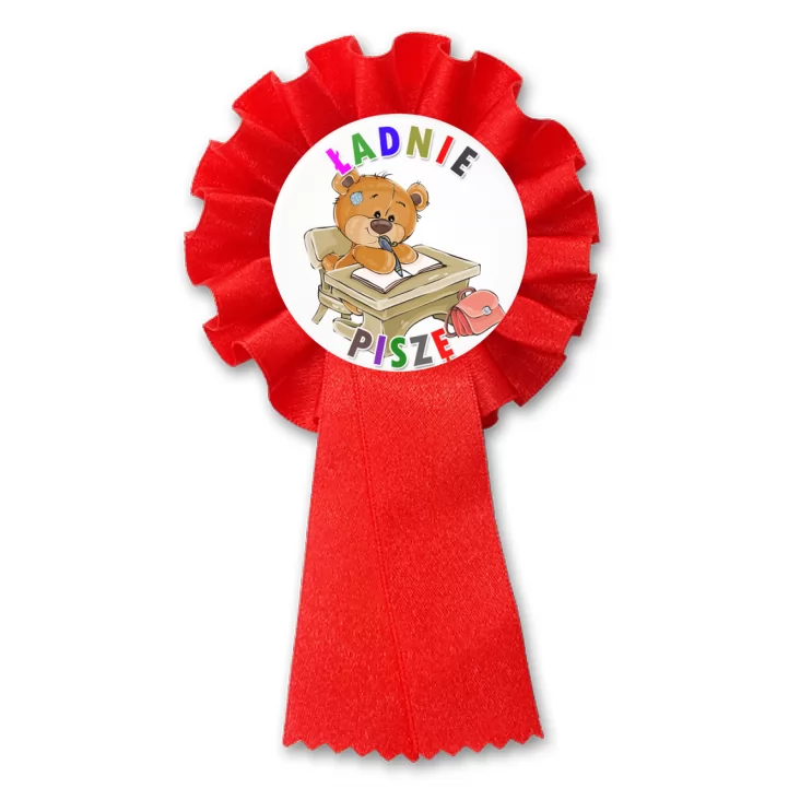 przypinka kotylion Ładnie piszę