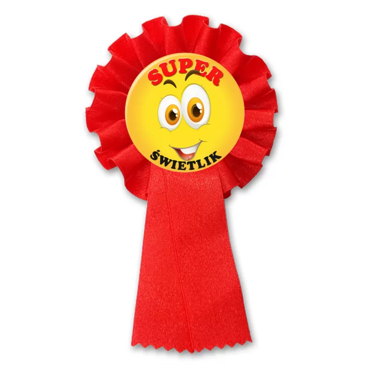 przypinka kotylion Super Świetlik