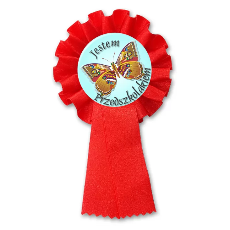 przypinka kotylion Jestem Przedszkolakiem