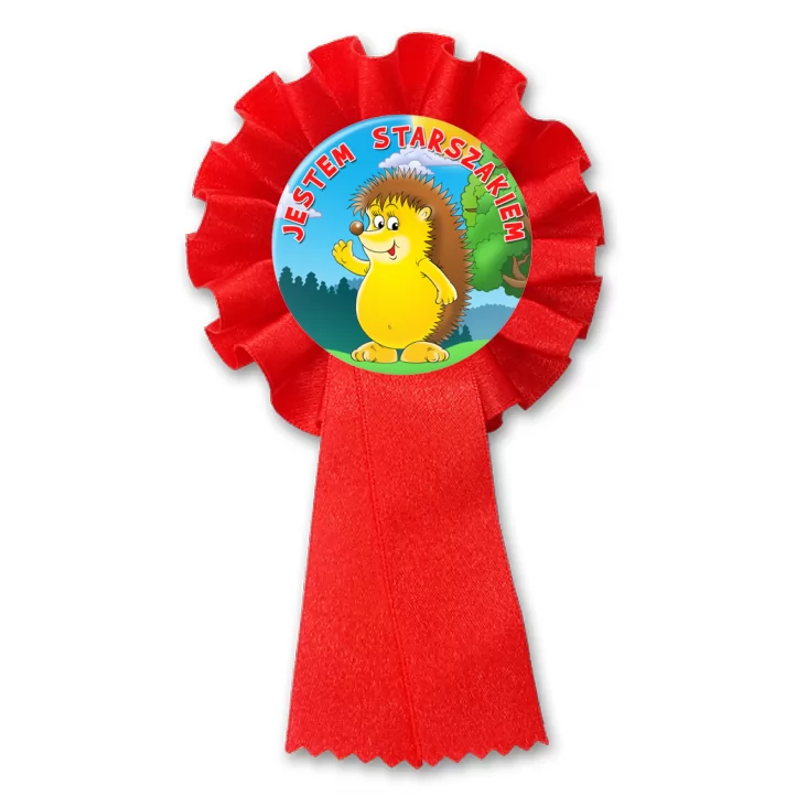 przypinka kotylion Jestem Starszakiem