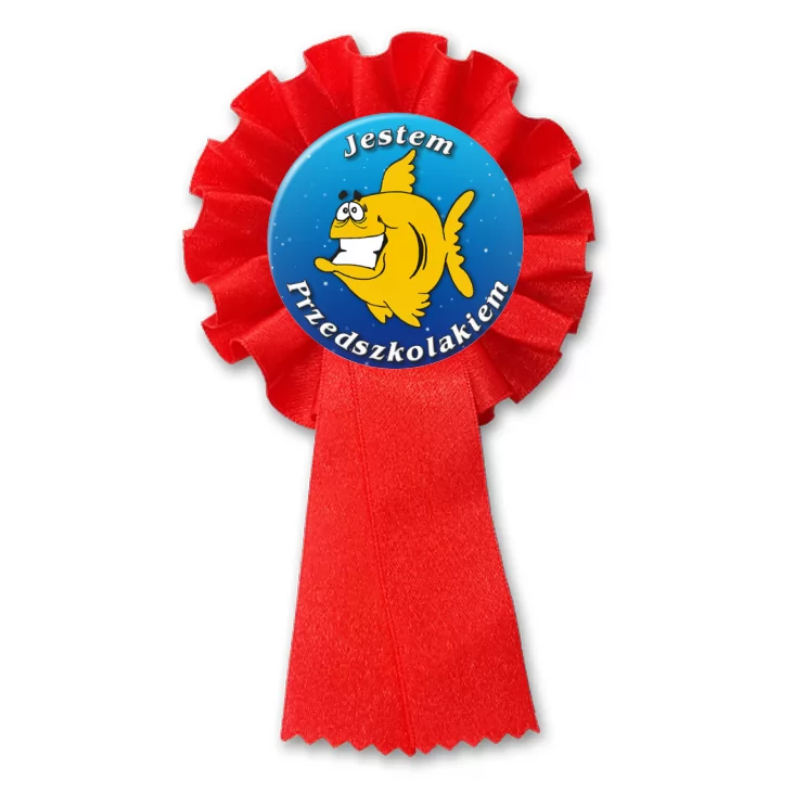 przypinka kotylion Jestem Przedszkolakiem