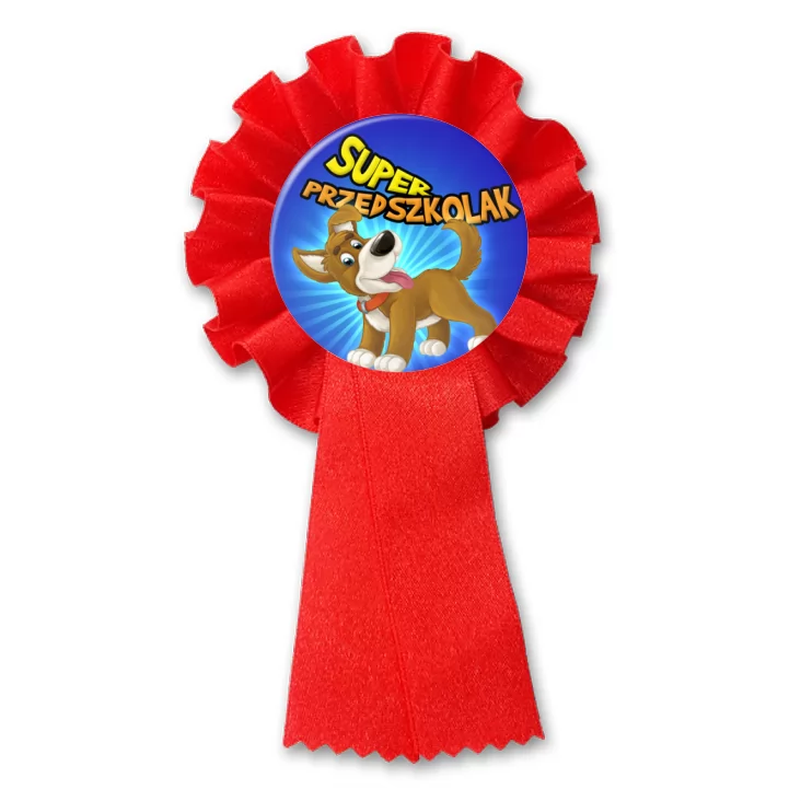 przypinka kotylion Super Przedszkolak