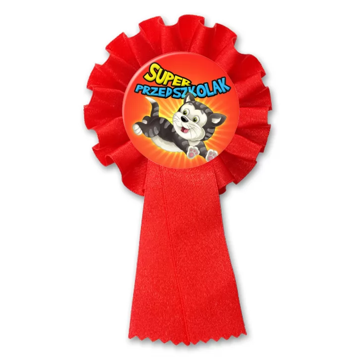 przypinka kotylion Super Przedszkolak